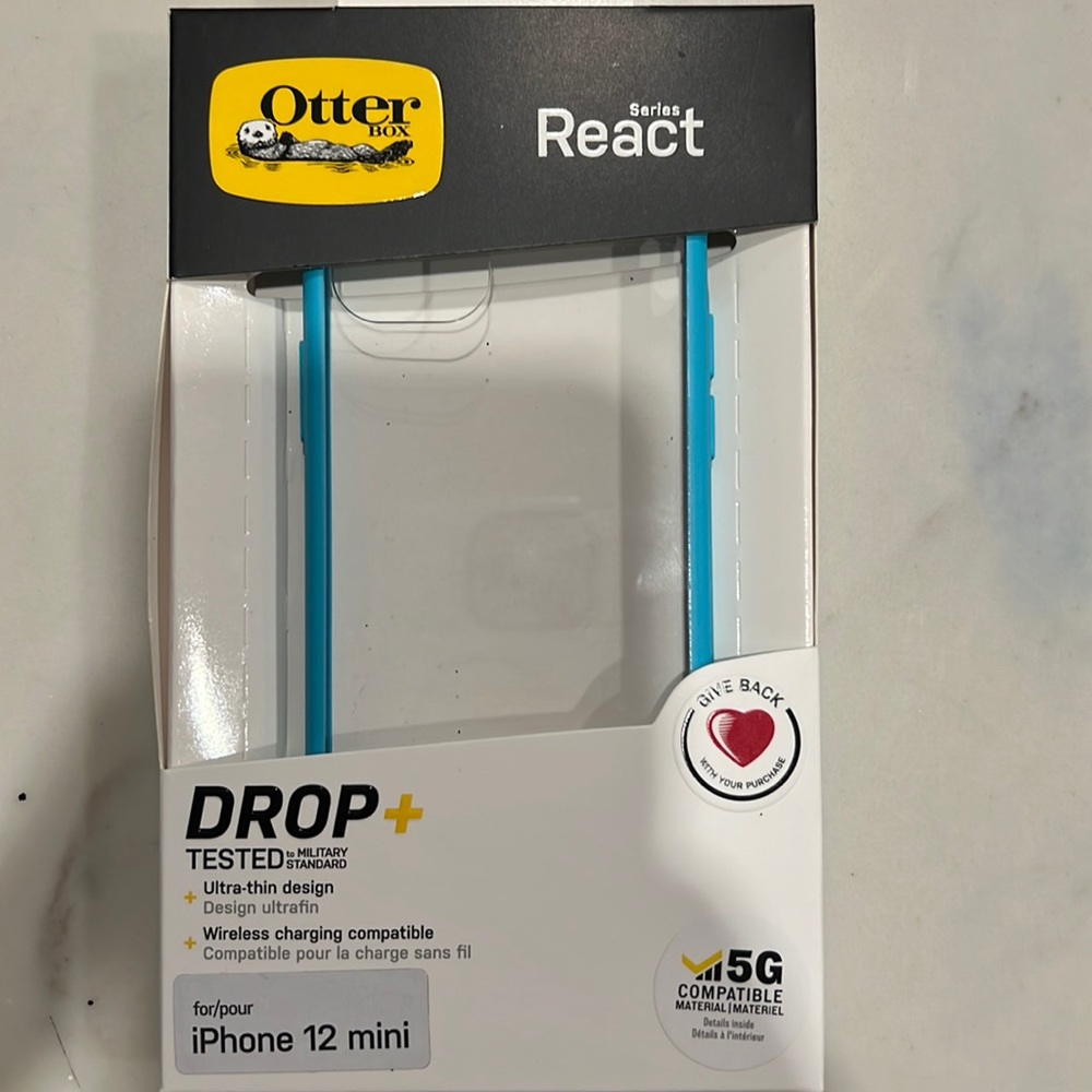 Otter box iPhone 12 mini react